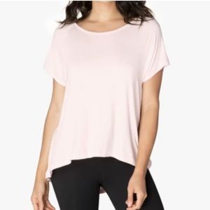 Beyond Yoga High Low Tee Pale Pink